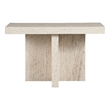 Universal Furniture Daxton Console Table in White Travertine