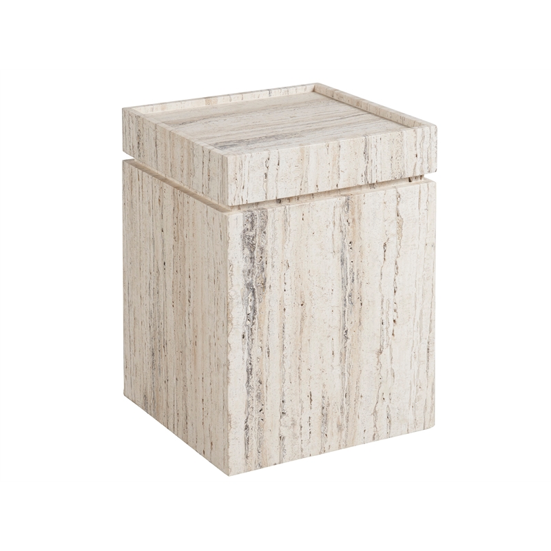 Universal Furniture Daxton Accent Table in White Travertine