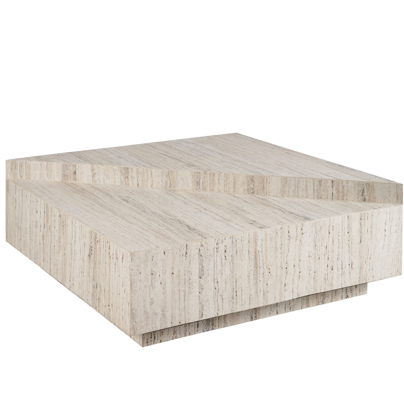 Universal Furniture Daxton Cocktail Table in White Travertine