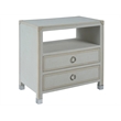 Universal Furniture Riven Nightstand in Gray Fabric