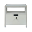 Universal Furniture Riven Nightstand in Gray Fabric