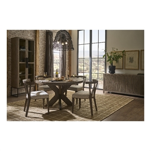 Universal Furniture Boulder Round Dining Table in Boulder