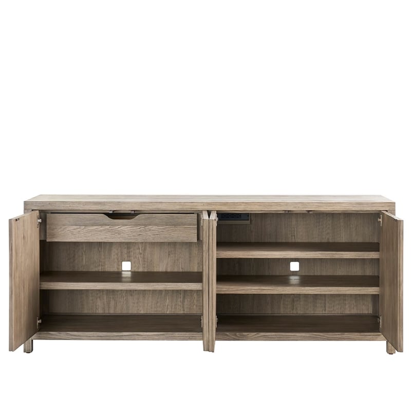 Universal Furniture Boulder Credenza in Boulder Gray