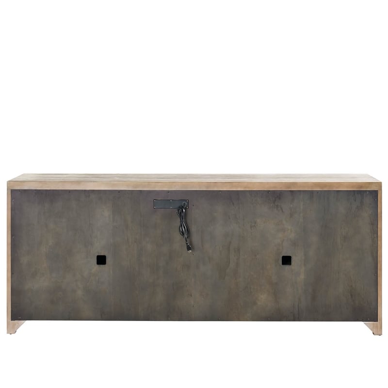 Universal Furniture Boulder Credenza in Boulder Gray