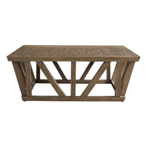 Universal Furniture Boulder Square Cocktail Table in Boulder Gray