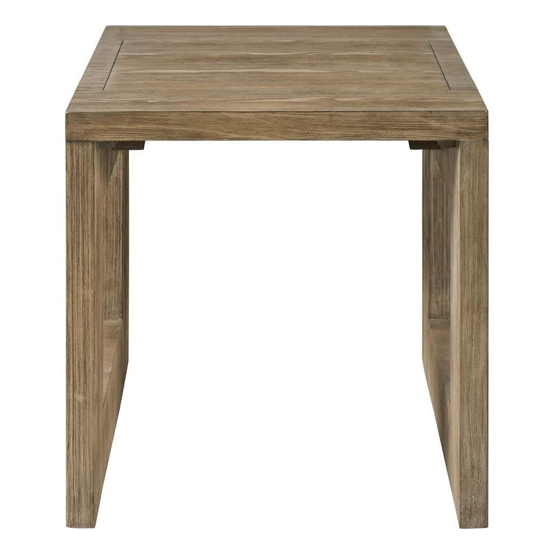 Universal Furniture Boulder End Table in Boulder Gray