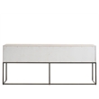 Universal Furniture River Rock Metal Base Console in River Rock