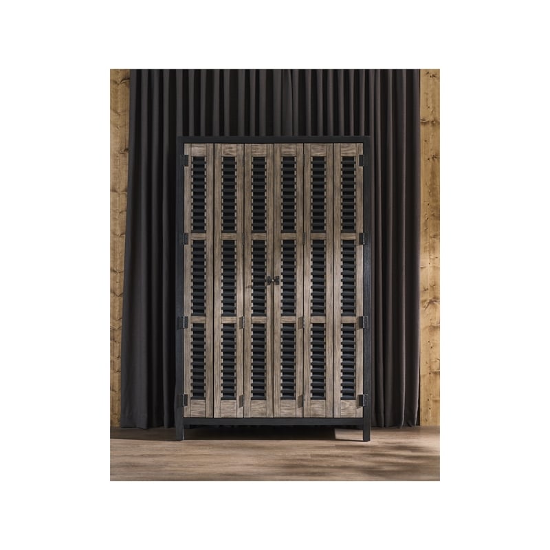 Universal Furniture Dwell Bar Cabinet in Basalt/Boulder