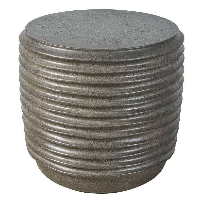 Universal Furniture Dwell Charcoal Side Table in Charcoal