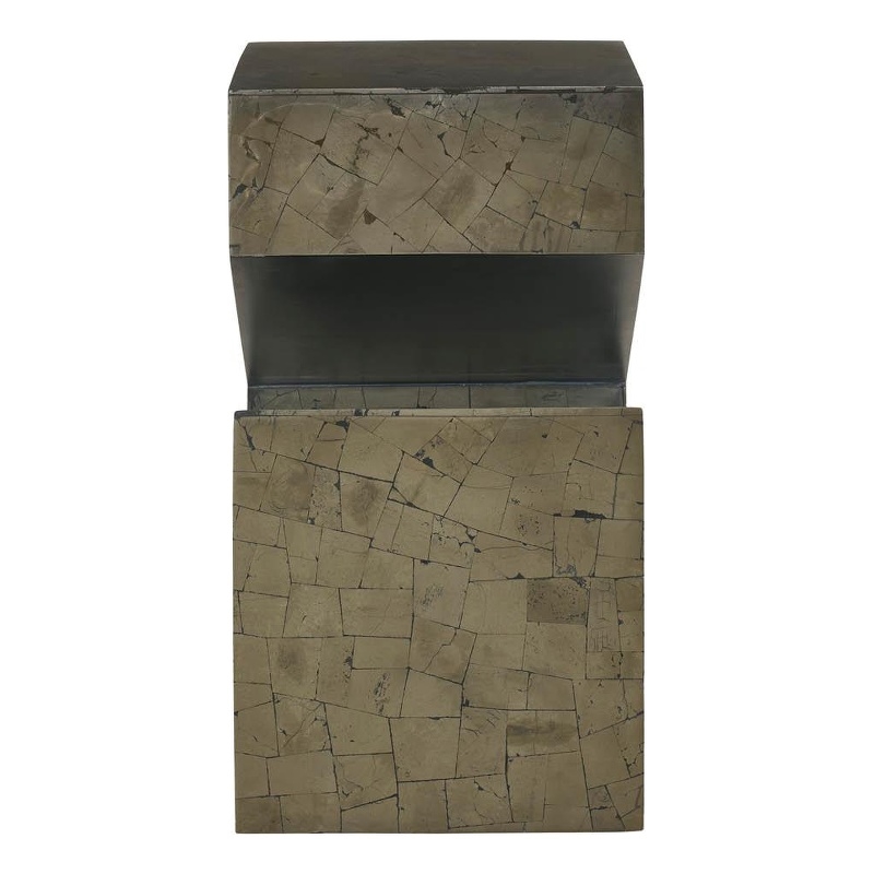 Universal Furniture Pyrite Side Table in Pyrite