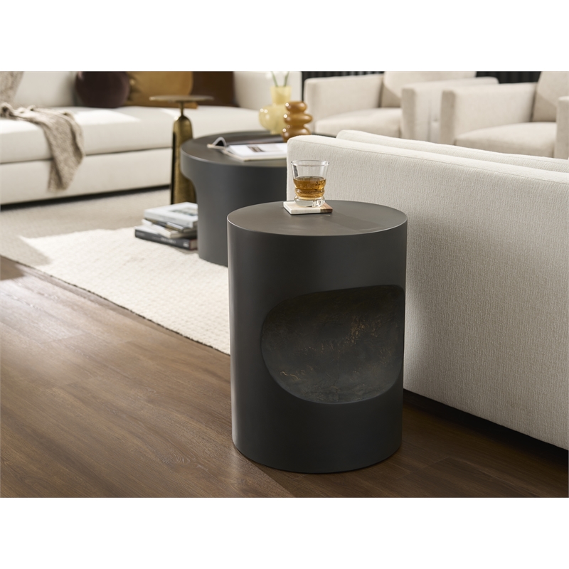 Universal Furniture Concrete Side Table in Ash