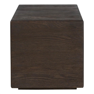 Universal Furniture Sable Square End Table in Sable