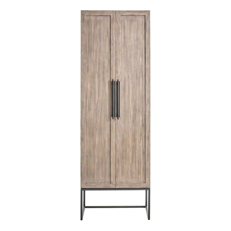 Universal Furniture Boulder Utility Cabinet in River Rock