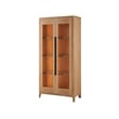 Universal Furniture Zella Display Cabinet in Natural Oak