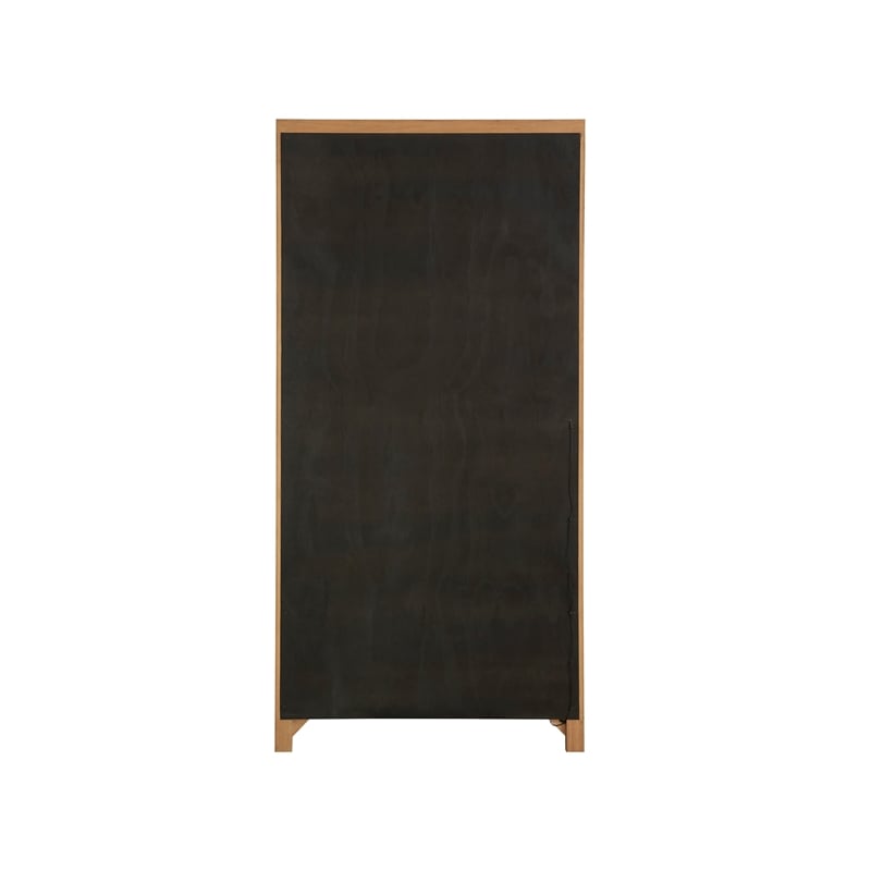 Universal Furniture Zella Display Cabinet in Natural Oak