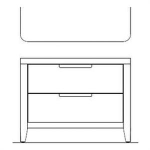 Universal Furniture Walker Nightstand in Organic Natural Oak