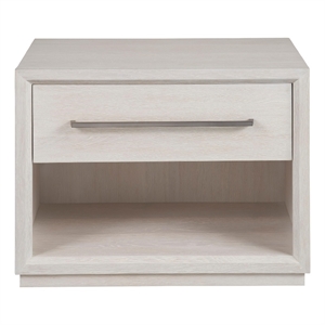 Universal Furniture Astrid Drawer Nightstand in White Oak