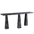 Universal Furniture Spectrum Sofa Table in Golden Portoro Marble