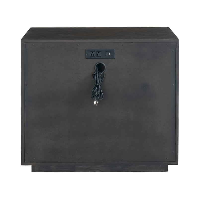 Universal Furniture Sable Plinth Nightstand in Sable