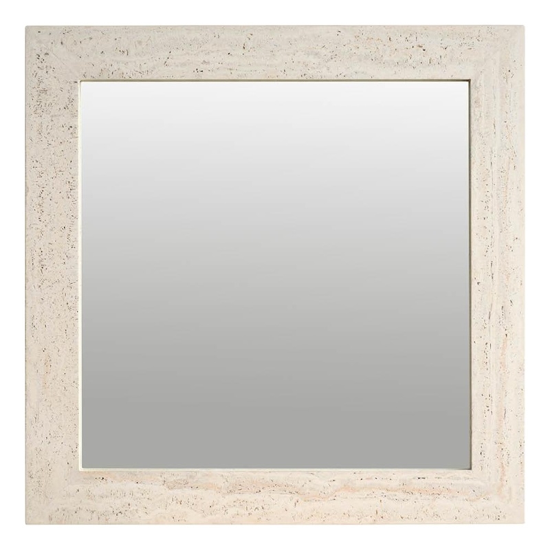 Universal Furniture Travertine Mirror in Smoked Bronze