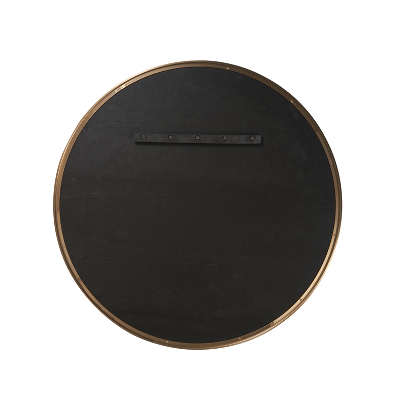 Universal Furniture Orion Mirror in White Satin Bronze