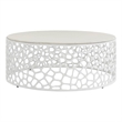 Universal Furniture Oasis Coral Cocktail Table in White