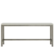 Universal Furniture Oasis Console W Stools in Antique Nickel