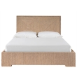 Universal Furniture Oasis Abaca Woven King Bed in Natural Oak
