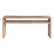 Universal Furniture Oasis Abaca Console in Natural Tan