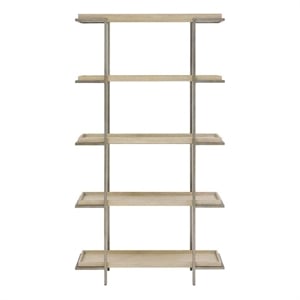 Universal Furniture Oasis Etagere in Dockside Tan