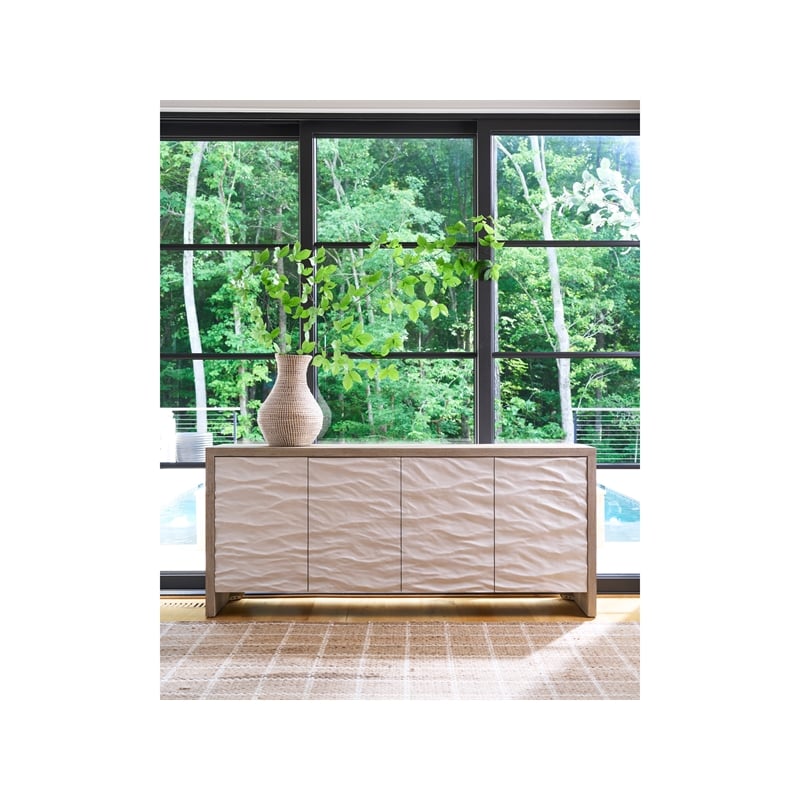 Universal Furniture Oasis Credenza in Dockside Tan