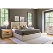 Universal Furniture Oasis Shoreline Panel Bed Queen in White Pine