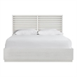 Universal Furniture Oasis Shoreline Panel Bed Queen in White Pine