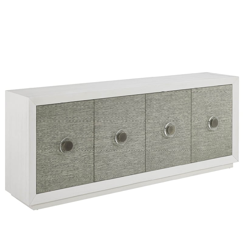 Universal Furniture Oasis Seascape Credenza in Shoreline White