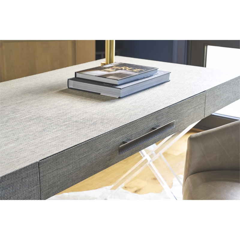Universal Furniture Oasis Writing Desk in Seascape Blue