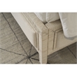 Universal Furniture Oasis Tidal King Bed in White Rattan