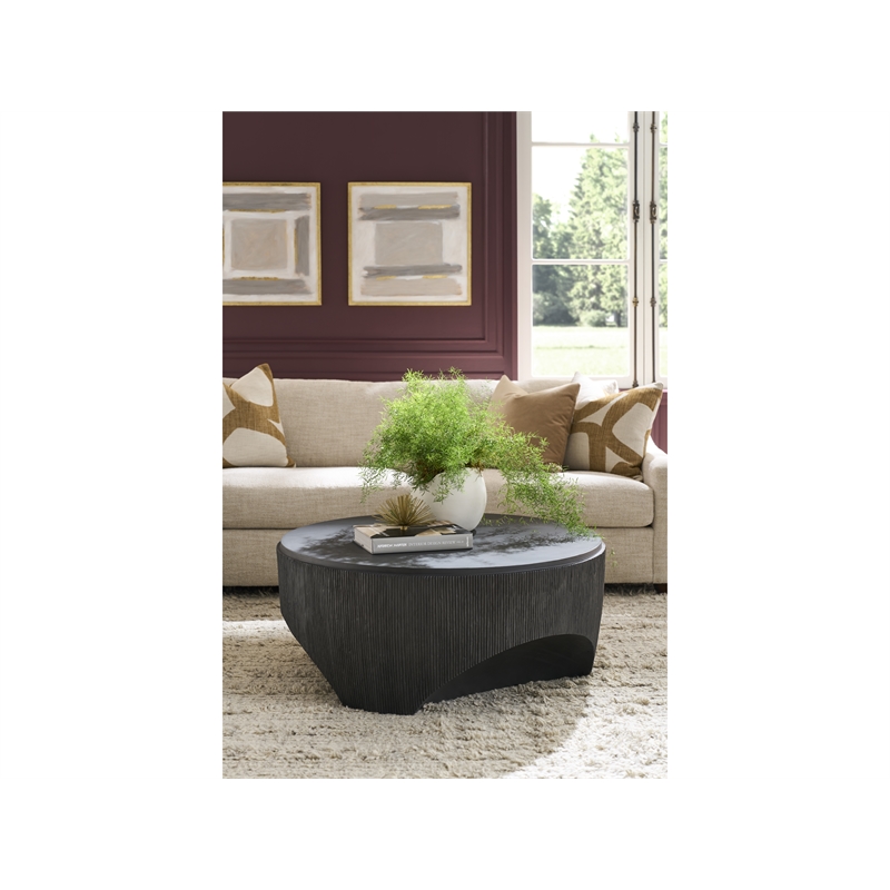 Universal Furniture Montclair Cinder Cocktail Table in Ebony