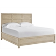 Universal Furniture Oasis Dockside Panel King Bed in Natural Oak