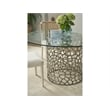Universal Furniture Oasis Coral Dining Table 60 in Antique Nickel