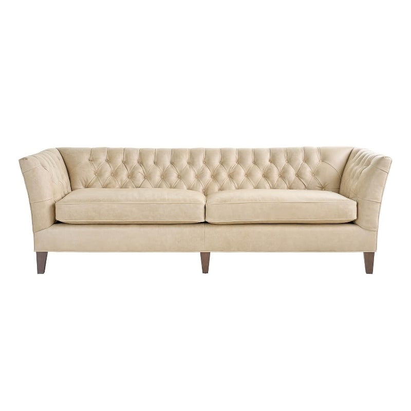 Universal Furniture Leather -Duncan Sofa in Tan Leather