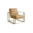 Universal Furniture Jensen Accent Chair in Tan Leather