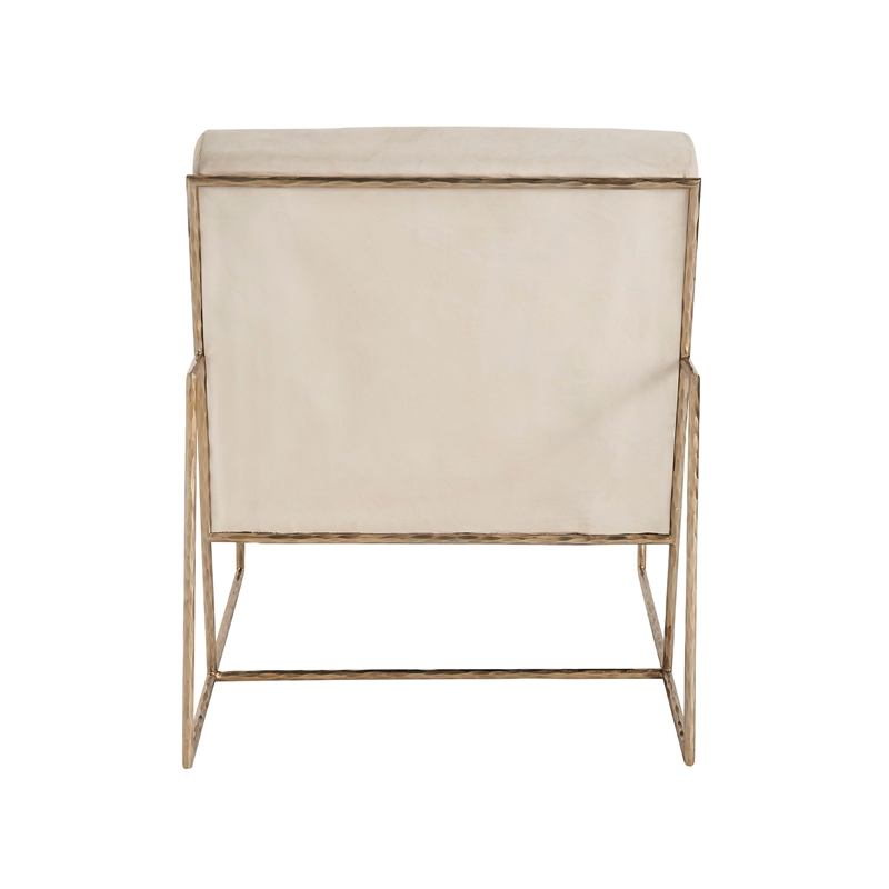 Universal Furniture Modern Bastian Chair in Champagne Gold