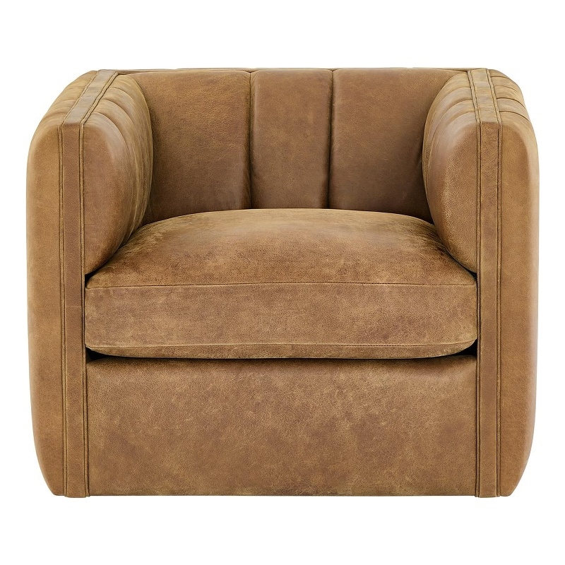 Universal Furniture Vesta Swivel Chair in Brown