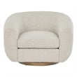 Universal Furniture Fitz Swivel Chair in Ivory boucle