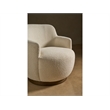 Universal Furniture Chloe Occasional Swivel Chair in Ivory