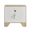 Universal Furniture Oasis Nightstand in Dockside Natural Tan Oak