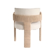 Universal Furniture Oasis Abaca Arm Chair in Dockside Natural Tan Oak