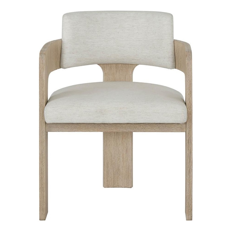 Universal Furniture Oasis Arm Chair in Dockside Natural Tan Oak