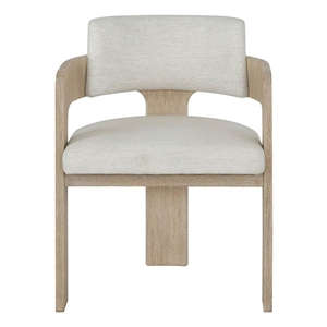 Universal Furniture Oasis Arm Chair in Dockside Natural Tan Oak