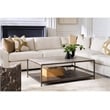 Universal Furniture Montclair Brindle Cocktail Table in Gold/Travertine